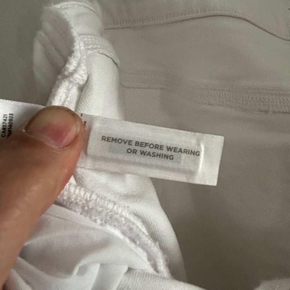LOFT | Women's Curvy White High Waisted Skinny Jeans | Size 30/10P - Picture 10 of 11